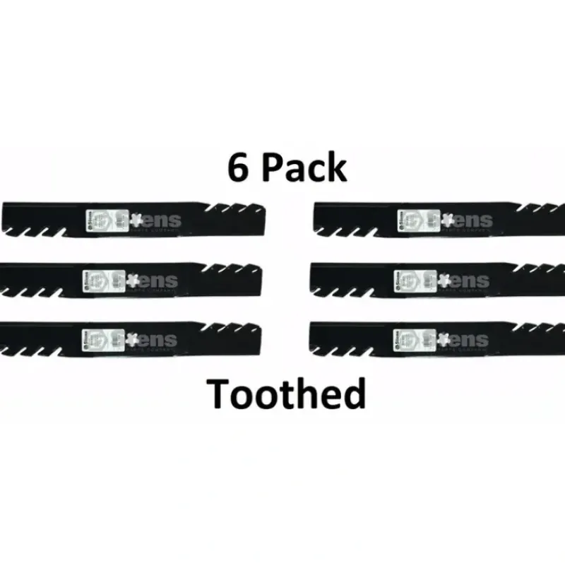 Flash Sale 6 Pack Stens 302-430 Toothed Blade for AYP 187254 187256 54" 5 pt Star - Explore Premium Parts & Accessories for All Motor Vehicle Models Stens Parts & Accessories