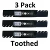 Hot 3 Pack Stens 302-448 Toothed Blade for Cub Cadet 942-0677B 742-0677B MTD 54" - Explore Premium Parts & Accessories for All Motor Vehicle Models Stens Parts & Accessories