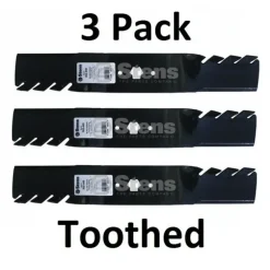 Hot 3 Pack Stens 302-448 Toothed Blade for Cub Cadet 942-0677B 742-0677B MTD 54" - Explore Premium Parts & Accessories for All Motor Vehicle Models Stens Parts & Accessories