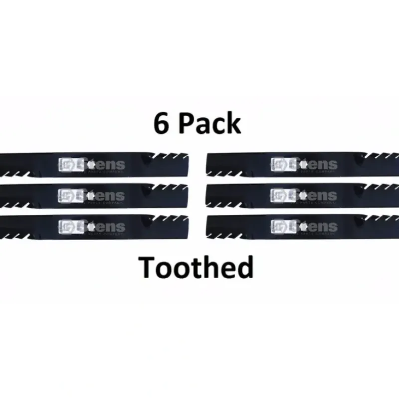 Discount 6 Pack Stens 302-422 Toothed Blade for Cub Cadet 742-04244 942-04244 942-04244A - Explore Premium Parts & Accessories for All Motor Vehicle Models Stens Parts & Accessories