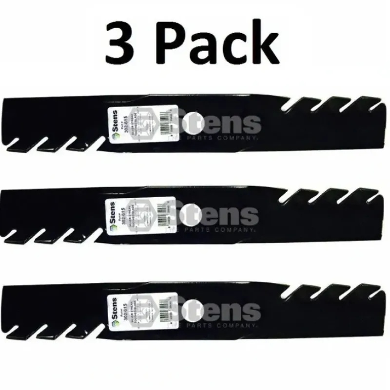 Clearance 3 Pack Stens 302-615 Toothed Blade for Exmark 116-5177-S 116-5496-S 109-9390-S - Explore Premium Parts & Accessories for All Motor Vehicle Models Stens Parts & Accessories