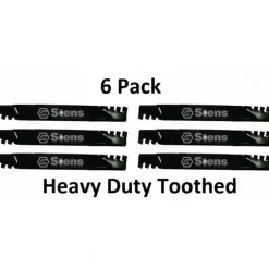 New 6 Pack Stens 302-248 Toothed Blade for Grasshopper 320238 320243 320244 320247 - Explore Premium Parts & Accessories for All Motor Vehicle Models Stens Parts & Accessories