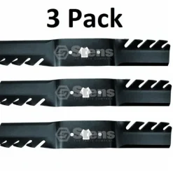 Flash Sale 3 Pack Stens 302-412 Toothed Blade for Troy Bilt 942-04053B Massey Ferguson 50" - Explore Premium Parts & Accessories for All Motor Vehicle Models Stens Parts & Accessories