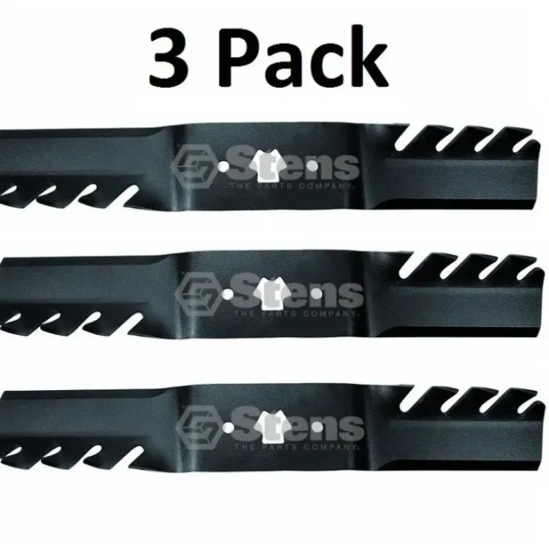 Flash Sale 3 Pack Stens 302-412 Toothed Blade for Troy Bilt 942-04053B Massey Ferguson 50" - Explore Premium Parts & Accessories for All Motor Vehicle Models Stens Parts & Accessories