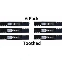Store 6 Pack Stens 302-448 Toothed Blade for Toro 112-0931 98024 54" GT2300 - Explore Premium Parts & Accessories for All Motor Vehicle Models Stens Parts & Accessories
