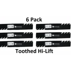 New 6 Pack Stens 302-817 Toothed Hi-Lift Blade for Wright Mfg 71440002 - Explore Premium Parts & Accessories for All Motor Vehicle Models Stens Parts & Accessories