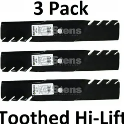 Clearance 3 Pack Stens 302-817 Toothed Hi-Lift Blade for Lesco 021871 050111 - Explore Premium Parts & Accessories for All Motor Vehicle Models Stens Parts & Accessories