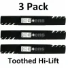 Best 3 Pack Stens 302-820 Toothed Hi-Lift Blade Fits Dixie Chopper 30227-60 30227-60H - Explore Premium Parts & Accessories for All Motor Vehicle Models Stens Parts & Accessories