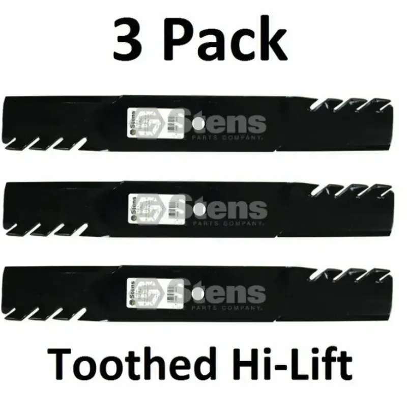 Hot 3 Pack Stens 302-820 Toothed Hi-Lift Blade for Dixon 539119871 539129747 18931 - Explore Premium Parts & Accessories for All Motor Vehicle Models Stens Parts & Accessories