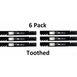 Discount 6 Pack Stens 302-456 Toothed Mower Blade for John Deere GX22151 - Explore Premium Parts & Accessories for All Motor Vehicle Models Stens Parts & Accessories