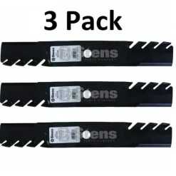 Best 3 Pack Stens 302-438 Toothed Mower Blade for John Deere M145476 M127673 LX GT GX - Explore Premium Parts & Accessories for All Motor Vehicle Models Stens Parts & Accessories