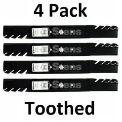 Hot 4 Pack Stens 302-456 Toothed Mower Blade for John Deere GX22151 - Explore Premium Parts & Accessories for All Motor Vehicle Models Stens Parts & Accessories