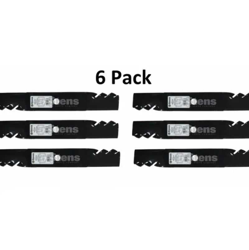 Flash Sale 6 Pack Stens 302-414 Toothed Mower Blade for John Deere M115495 M113517 Scotts - Explore Premium Parts & Accessories for All Motor Vehicle Models Stens Parts & Accessories