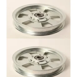 Best 2 PK Flat Idler Pulley Fits Grasshopper 393250 6-3/4" OD 1/2" ID 1-1/8" Width - Explore Premium Parts & Accessories for All Motor Vehicle Models Rotary Parts & Accessories
