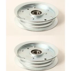 Cheap 2 PK Flat Idler Pulley Fits John Deere AM135526 X300 Series 5-1/4" OD 0.669" ID - Explore Premium Parts & Accessories for All Motor Vehicle Models Rotary Parts & Accessories