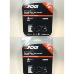 Discount 2 PK Genuine Echo 91PXL57CQ 16" .050" 3/8" Low Pro 91PX Chainsaw Chain Loop - Explore Premium Parts & Accessories for All Motor Vehicle Models Echo OEM Parts & Accessories