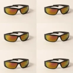 Outlet 6 PK Husqvarna 501234512 Freestyle Glasses Matte Black Frame Fire Mirror Lens - Explore Premium Parts & Accessories for All Motor Vehicle Models Husqvarna Parts Genuine OEM