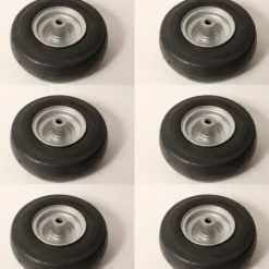 Flash Sale 6 PK Pneumatic Caster Wheel Fits Hustler 605113 11x4.00x5 Smooth Tread 3/4" ID - Explore Premium Parts & Accessories for All Motor Vehicle Models Rotary Parts & Accessories
