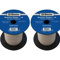 Sale 2 PK Stens 145-604 Diamond Braid Starter Rope 100' Spool Size #4 Dia 1/8" - Explore Premium Parts & Accessories for All Motor Vehicle Models Stens Parts & Accessories