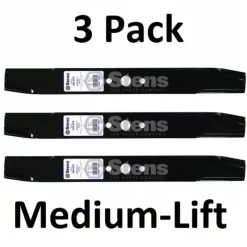 New 3 Pk Stens 345-070 Medium-Lift Blade Fits Snapper 1708229A 1726453BZ 1726453BZYP - Explore Premium Parts & Accessories for All Motor Vehicle Models Stens Parts & Accessories