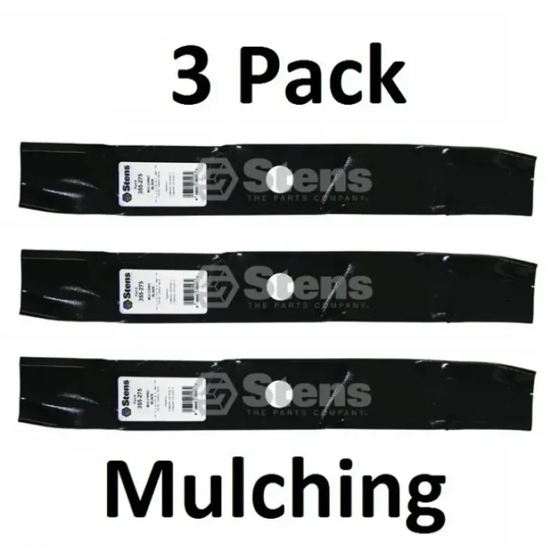 New 3 Pk Stens 355-275 Mulch Blades For Exmark 103-6392-S 103-6402 103-6397 103-6387 - Explore Premium Parts & Accessories for All Motor Vehicle Models Stens Parts & Accessories