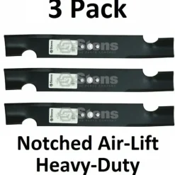 Shop 3 Pk Stens 310-052 Notched Air-Lift Blade For Bobcat 112111-02 32022A 2722543-02 - Explore Premium Parts & Accessories for All Motor Vehicle Models Stens Parts & Accessories