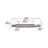 Rotary 1252 Edger Shaft 5-1/2" X 3/8" X 3/8" - Explore Premium Parts & Accessories for All Motor Vehicle Models< Rotary Parts & Accessories