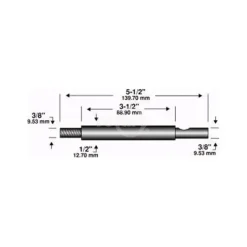Rotary 1252 Edger Shaft 5-1/2" X 3/8" X 3/8" - Explore Premium Parts & Accessories for All Motor Vehicle Models< Rotary Parts & Accessories