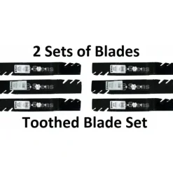 Outlet 2 Sets of Stens 302-432 & 302-428 Toothed Blade for Toro 112-0302 112-0304 46" - Explore Premium Parts & Accessories for All Motor Vehicle Models Stens Parts & Accessories