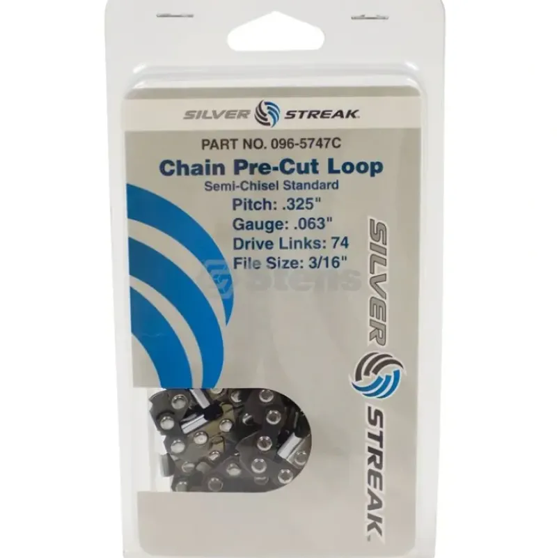 Stens Parts & Accessories|Stens 096-5747C Chain Loop Clamshell 74 DL .325" .063 S-Chisel Standard - Explore Premium Parts & Accessories for All Motor Vehicle Models