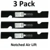 Hot 3 Stens 335-168 Notched Air Lift Blades For Exmark 103-6581 103-6583-S 105-6738 - Explore Premium Parts & Accessories for All Motor Vehicle Models Stens Parts & Accessories