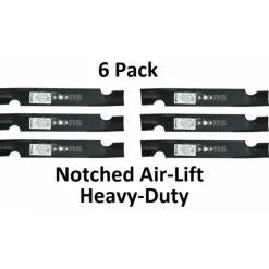 Sale 6 Stens 310-052 Notched Air-Lift Blades Fits Exmark 103-6584-S 103-6582-S 633484 - Explore Premium Parts & Accessories for All Motor Vehicle Models Stens Parts & Accessories