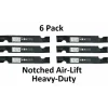 Fashion 6 Stens 310-052 Notched Air-Lift Blades Fits Snapper 7075751BZYP 7-7344 1-7037 - Explore Premium Parts & Accessories for All Motor Vehicle Models Stens Parts & Accessories