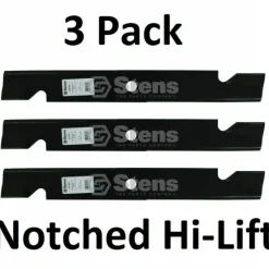 Fashion 3 Stens 355-283 Notched Hi-Lift Blades For Exmark 103-6394 103-6384 103-6404-S - Explore Premium Parts & Accessories for All Motor Vehicle Models Stens Parts & Accessories