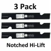 Cheap 3 Stens 355-291 Notched Hi-Lift Blades For Exmark 103-6387-S 103-6402-S 103-6397 - Explore Premium Parts & Accessories for All Motor Vehicle Models Stens Parts & Accessories