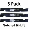 Cheap 3 Stens 355-331 Notched Hi-Lift Blades For Exmark 103-0301-S 103-1580-S 103-2530 - Explore Premium Parts & Accessories for All Motor Vehicle Models Stens Parts & Accessories