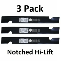 Fashion 3 Stens 355-343 Notched Hi-Lift Blades For Exmark 103-6393-S 103-6398 103-6403-S - Explore Premium Parts & Accessories for All Motor Vehicle Models Stens Parts & Accessories