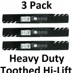 New 3 Stens 302-822 Toothed Hi-Lift Blades For Exmark 103-6403-S 116-5174-S 103-6398 - Explore Premium Parts & Accessories for All Motor Vehicle Models Stens Parts & Accessories